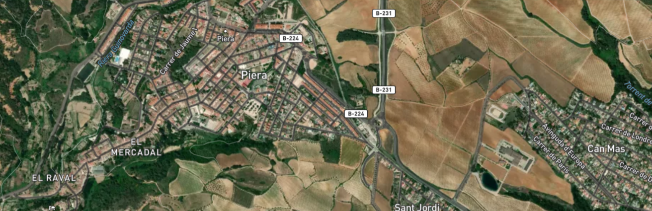 Urbanismo de Piera, Barcelona