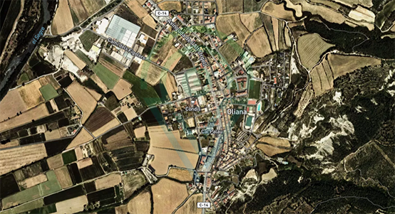 Urbanismo de Oliana, Lleida
