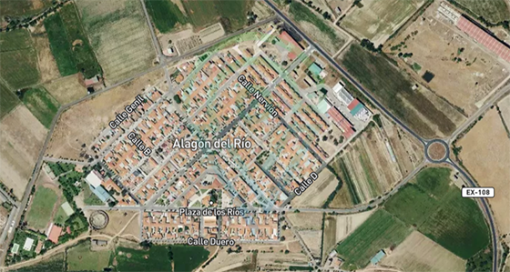 Urbanismo de Alagón del Río, Cáceres